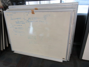 lot 282 image: WHITE BOARDS-VARIOUS BRANDS AND SIZES