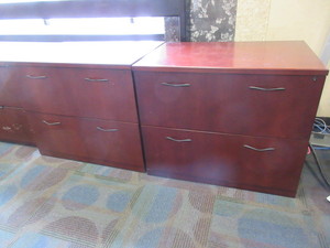 lot 215 image: JASPER CHERRY LAMINATE LATERAL FILES