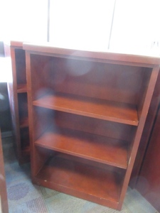 lot 221 image: CHERRY BOOKCASES