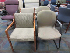 lot 347 image: RECEPTION CHAIRS