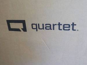 lot 1 image: Quartet 4ft x 6ft Aluminum Framed W...