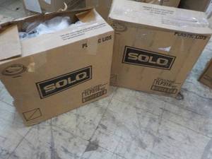 lot 20 image: 2 Cases SOLO Plastic Lids- 1000 per...