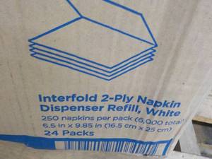 lot 60 image: Dixie 6000 total Interfold 2 Ply Na...