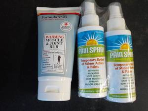 lot 99 image: Muscle and Joint Rub and Pain Spray...
