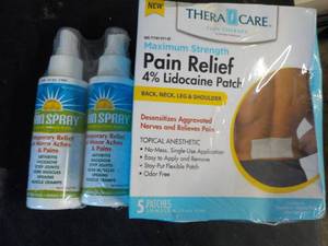 lot 102 image: Thera Care and Pain Spray...