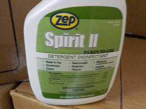 lot 127 image: 12 qts ZEP Spirit II Detergent Disi...