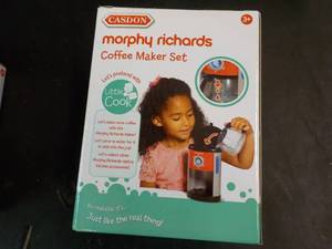 lot 161 image: Casdon Morphy Ricards Toy Coffee Ma...
