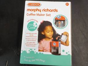 lot 162 image: Casdon Morphy Ricards Toy Coffee Ma...