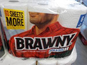 lot 256 image: 6 Pack Brawy Paper Towels...