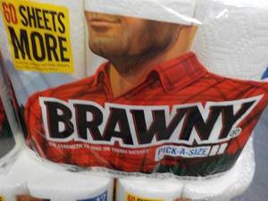 lot 257 image: 6 Pack Brawy Paper Towels...