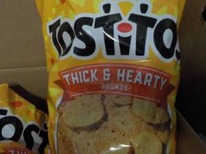 lot 323 image: 3 - 32 oz Bags Tostitos Rounds bes...