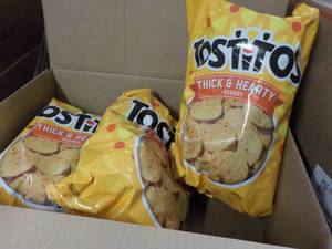 lot 325 image: 3 - 32 oz Bags Tostitos Rounds bes...