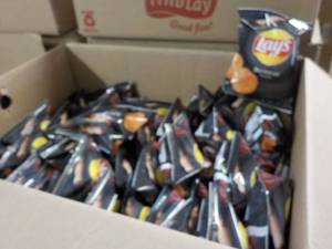 lot 329 image: Case of Lays Barbecue Chips best d...