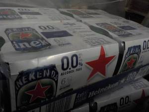 lot 340 image: 4 - 6 packs Heineken Non Alcoholic...