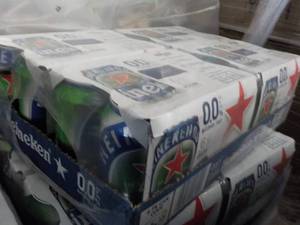 lot 341 image: 4 - 6 packs Heineken Non Alcoholic...