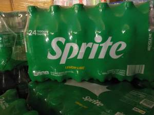 lot 345 image: 24 pack Sprite Lemon Lime ...