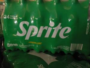 lot 347 image: 24 pack Sprite Lemon Lime ...