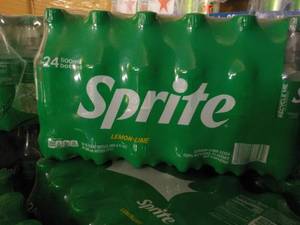 lot 348 image: 24 pack Sprite Lemon Lime ...