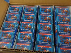 lot 367 image: 2 - 60 Count Boxes Hersheys Kisses...