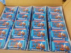 lot 369 image: 2 - 60 Count Boxes Hersheys Kisses...