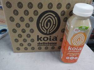 lot 422 image: 12 12 oz. Koia Protein Pumpkin Spic...