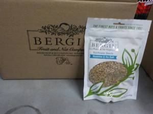 lot 456 image: 12 8 oz. bags Bergin Sunflower Seed...