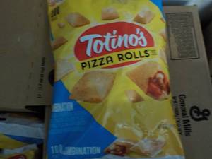 lot 466 image: 1 48.8 oz. bag frozen Totinos pizz...