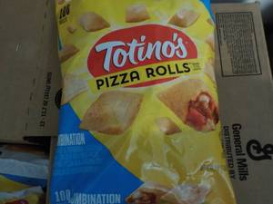 lot 467 image: 1 48.8 oz. bag frozen Totinos pizz...
