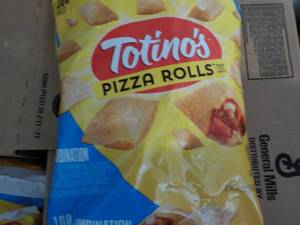 lot 468 image: 1 48.8 oz. bag frozen Totinos pizz...