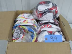lot 89 image: Xcello Sports Soccer Ball Size 5 Assorted Graphics 10 Pack Lot