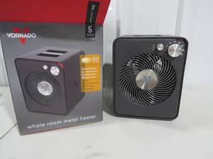 lot 15 image: Vornado VMH300 1500-Watt Whole Room 5118 BTU Electric Fan Heater, All Metal Construction