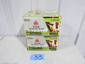 lot 33 image: 2 Boxes Pine Mountain 6PK 2 Hour Fire Logs