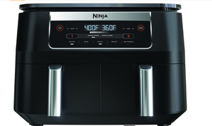 lot 9 image: Ninja Foodi 6qt 5-in-1 2-Basket Air Fryer with DualZone Technology New