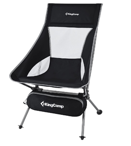 lot 62 image: KingCamp Lightweight High Back Camping Chair -  Compact Folding Portable Chair