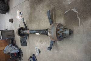 lot 9 image: Dexter Brand 12,000 lb Dual Trailer Axle