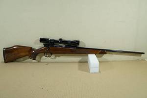 lot 7 image: Voere Kleinguenther K-14 .243 Win Bolt-Action Rifle - Bushnell Scope
