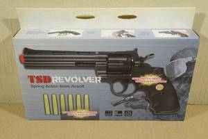 lot 52 image: TSD Revolver Spring Action 6mm Airsoft Pistol