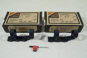 lot 72 image: 2 Aero Precision Ultralight Scope Mounts - 30mm - Extended Relief