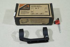lot 73 image: Aero Precision Ultralight Scope Mount - 30mm - Standard Relief, Anodized Black