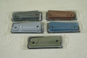 lot 78 image: 5 Guuun Custom G10 Grips for 1911 Style Pistols