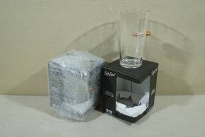 lot 102 image: 2 Lucky Shot Etched Beer Glasses In God We Trust Embedded with Bullet