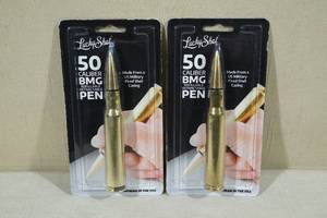 lot 118 image: 2 Lucky Shot 50 Cal BMG Refillable Pens