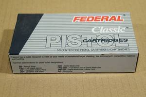 lot 131 image: 50 Federal Classic .357 Sig 125 Gr FMJ Ammo