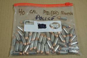lot 144 image: 50 Triton .40 S&W JHP LE Ammo