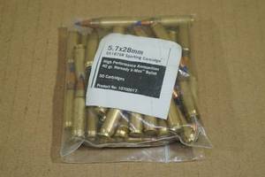 lot 150 image: 50 FNH 5.7 x 28mm 40 Gr Hornady V-Max Ammo