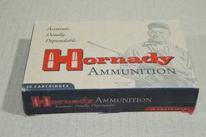 lot 156 image: 19 Hornady .458 LOTT 500 Gr FMJ RN Ammo - 1 Empty Casing