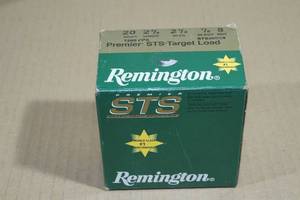 lot 171 image: 25 Remington Premier STS 20 Gauge 2-34 8 Shot Shotshells