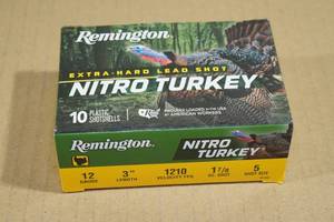 lot 175 image: 10 Remington Nitro Turkey 12 Gauge 3 5 Shot Shotshells