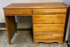 lot 58 image: Vintage Wooden Desk