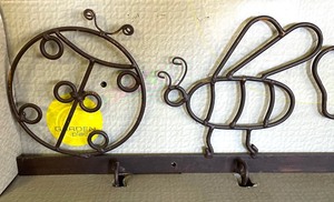 lot 65 image: New Wrought Iron Tool Hanger